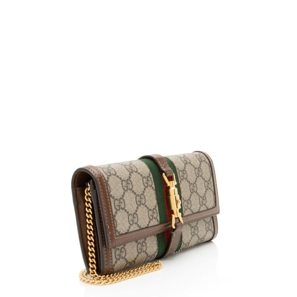 Gucci GG Supreme Jackie 1961 Chain Wallet - Picture 2 of 15